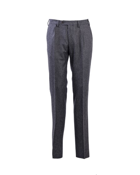 Shop GERMANO  Trousers: Germano wool trousers.
America pocket.
Button and zip closure.
Back welt pockets with button.
Composition: 100% Wool.
Made in Italy.. 21G 7644-0174